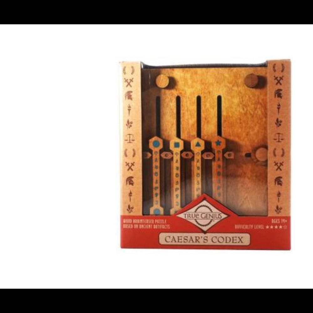 True genius Caesar’s codex brain teaser puzzle